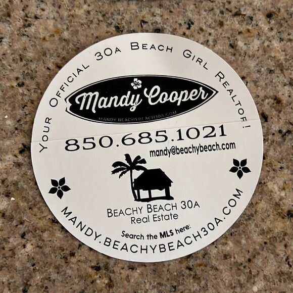 Two (2) 30A Stickers Live Well Livewell 30a Beach Girl - Picture 4 of 7